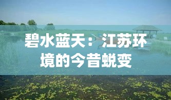 碧水藍(lán)天：江蘇環(huán)境的今昔蛻變