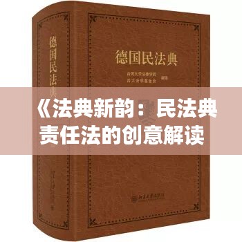 《法典新韻：民法典責(zé)任法的創(chuàng)意解讀》
