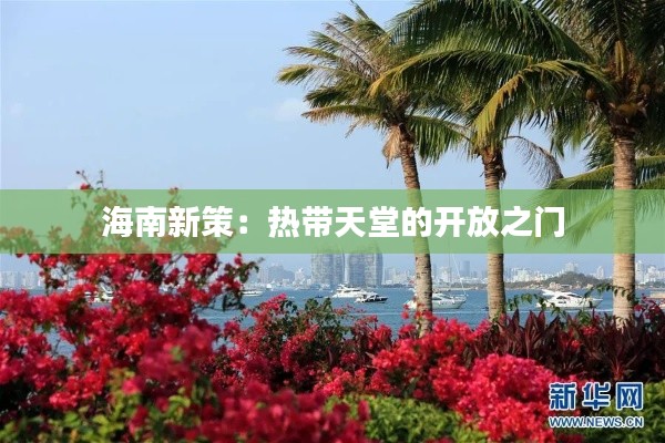 海南新策：熱帶天堂的開放之門