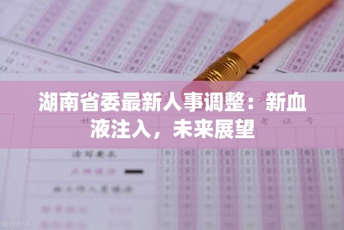 湖南省委最新人事調(diào)整：新血液注入，未來(lái)展望