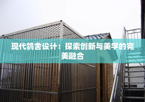 現(xiàn)代鴿舍設(shè)計：探索創(chuàng)新與美學(xué)的完美融合