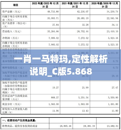 一肖一馬特瑪,定性解析說(shuō)明_C版5.868