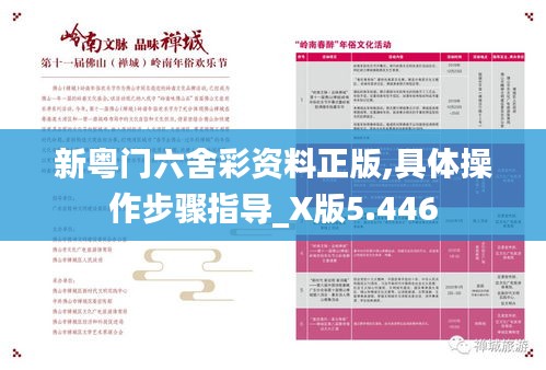新粵門六舍彩資料正版,具體操作步驟指導_X版5.446