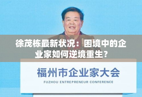 徐茂棟最新狀況：困境中的企業(yè)家如何逆境重生？