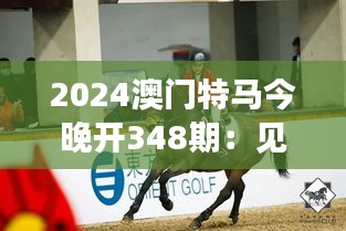 2024澳門特馬今晚開348期：見證馬術(shù)的精神與魅力
