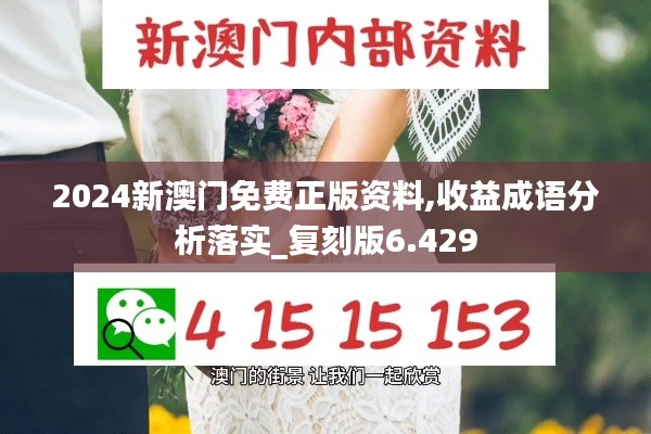 2024新澳門免費(fèi)正版資料,收益成語(yǔ)分析落實(shí)_復(fù)刻版6.429