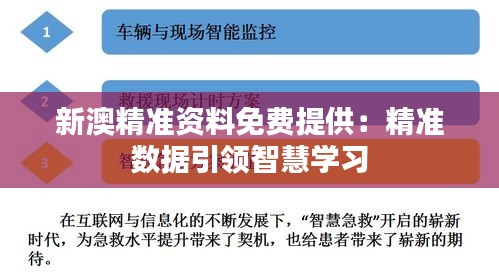 新澳精準(zhǔn)資料免費(fèi)提供：精準(zhǔn)數(shù)據(jù)引領(lǐng)智慧學(xué)習(xí)