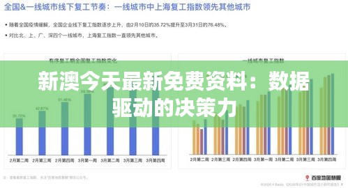 新澳今天最新免費資料：數(shù)據(jù)驅動的決策力