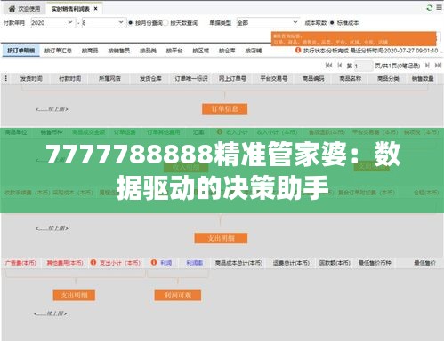 7777788888精準(zhǔn)管家婆：數(shù)據(jù)驅(qū)動(dòng)的決策助手