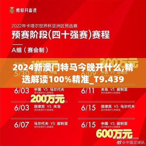 2024新澳門特馬今晚開什么,精選解讀100%精準(zhǔn)_T9.439