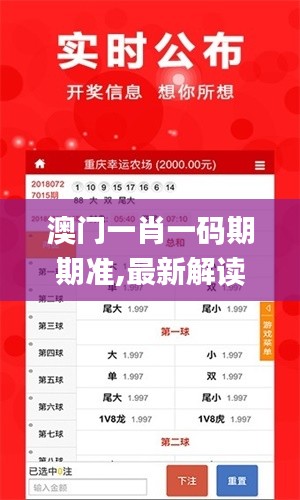 澳門一肖一碼期期準(zhǔn),最新解讀與分析_Executive3.962