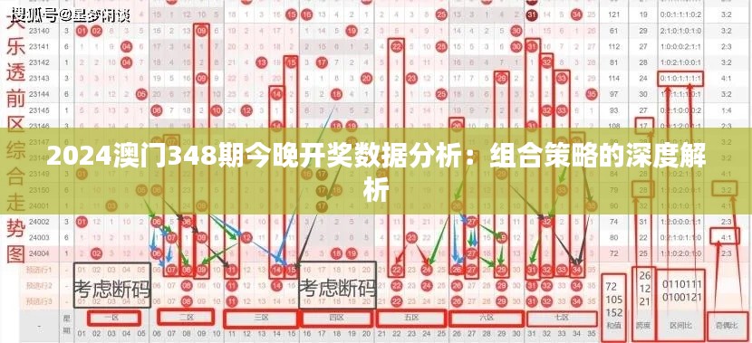 2024澳門348期今晚開獎數(shù)據(jù)分析：組合策略的深度解析