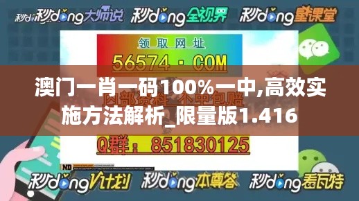 澳門一肖一碼100%一中,高效實施方法解析_限量版1.416