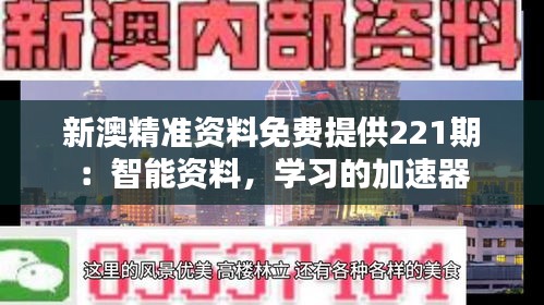 新澳精準(zhǔn)資料免費(fèi)提供221期：智能資料，學(xué)習(xí)的加速器