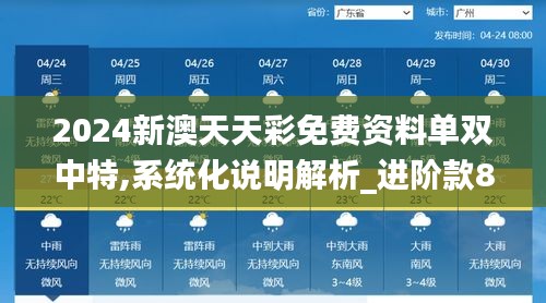 2024新澳天天彩免費(fèi)資料單雙中特,系統(tǒng)化說明解析_進(jìn)階款8.247