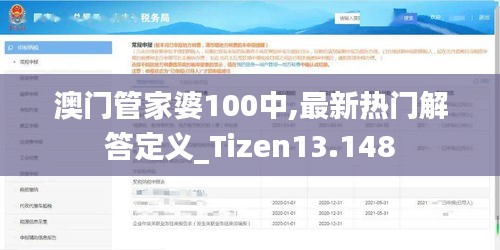 澳門管家婆100中,最新熱門解答定義_Tizen13.148