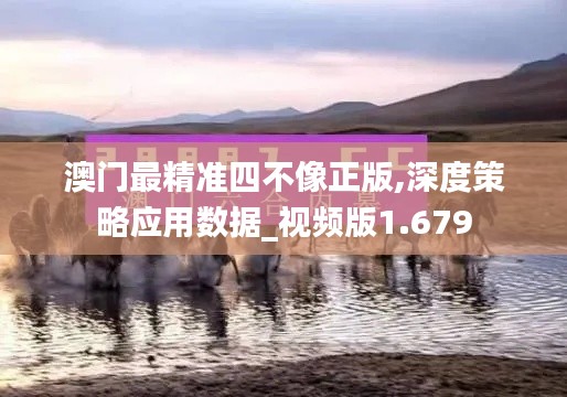 澳門最精準(zhǔn)四不像正版,深度策略應(yīng)用數(shù)據(jù)_視頻版1.679