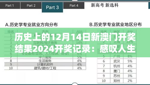 歷史上的12月14日新澳門開獎結(jié)果2024開獎記錄：感嘆人生的驚喜與轉(zhuǎn)折