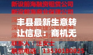 豐縣最新生意轉(zhuǎn)讓信息：商機(jī)無限，投資新選擇
