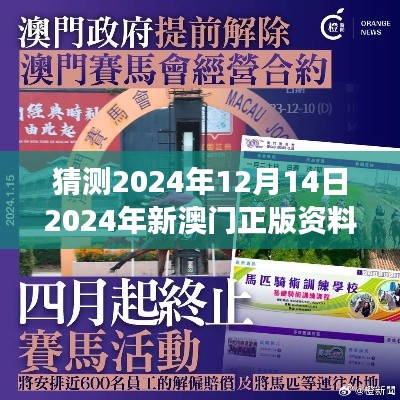 猜測(cè)2024年12月14日2024年新澳門正版資料：新澳門經(jīng)濟(jì)多元化的見(jiàn)證