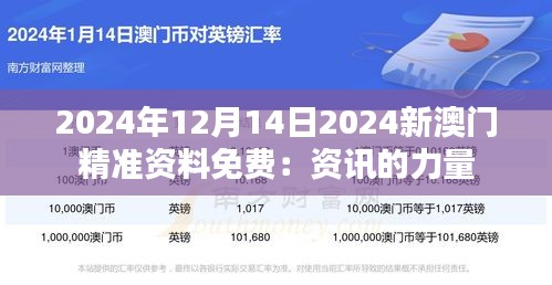 2024年12月14日2024新澳門精準(zhǔn)資料免費(fèi)：資訊的力量