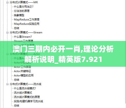 澳門三期內(nèi)必開一肖,理論分析解析說明_精英版7.921