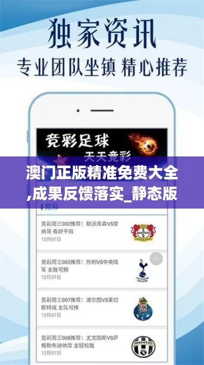澳門正版精準(zhǔn)免費大全,成果反饋落實_靜態(tài)版1.495