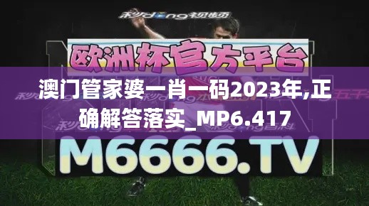 澳門(mén)管家婆一肖一碼2023年,正確解答落實(shí)_MP6.417