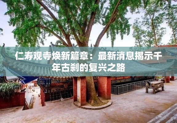 仁壽觀寺煥新篇章：最新消息揭示千年古剎的復(fù)興之路