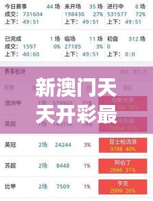 新澳門天天開彩最快查詢結(jié)果：高效查詢成就投注無憂之旅