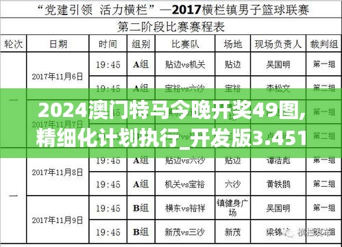 2024澳門(mén)特馬今晚開(kāi)獎(jiǎng)49圖,精細(xì)化計(jì)劃執(zhí)行_開(kāi)發(fā)版3.451