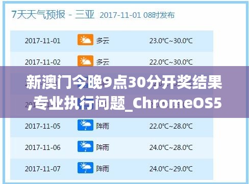 新澳門今晚9點30分開獎結果,專業(yè)執(zhí)行問題_ChromeOS5.399