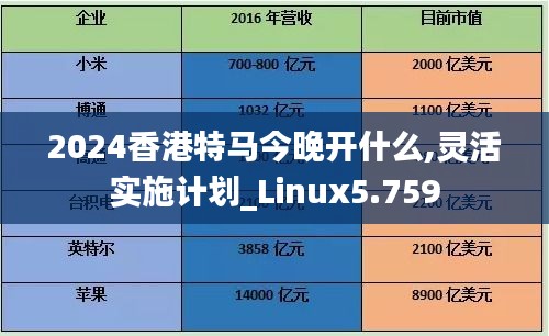 2024香港特馬今晚開什么,靈活實施計劃_Linux5.759