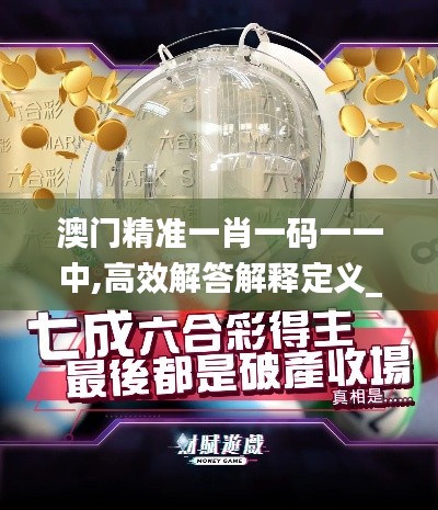 澳門精準(zhǔn)一肖一碼一一中,高效解答解釋定義_1440p5.962