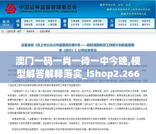 澳門一碼一肖一待一中今晚,模型解答解釋落實_iShop2.266