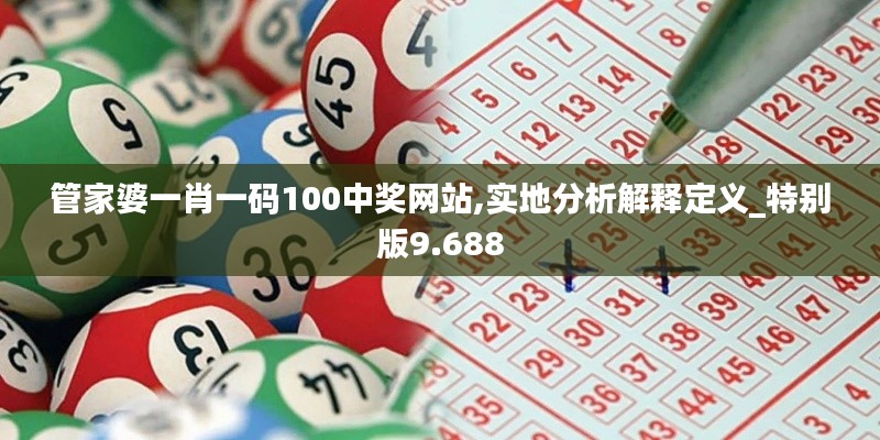 管家婆一肖一碼100中獎(jiǎng)網(wǎng)站,實(shí)地分析解釋定義_特別版9.688