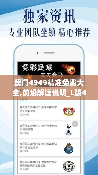 澳門4949精準(zhǔn)免費(fèi)大全,前沿解讀說明_L版4.480