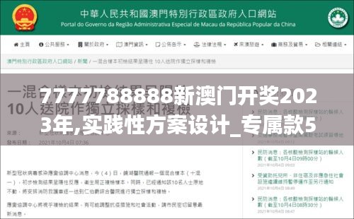 7777788888新澳門開獎2023年,實踐性方案設計_專屬款5.401
