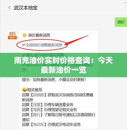 南充油價(jià)實(shí)時(shí)價(jià)格查詢：今天最新油價(jià)一覽