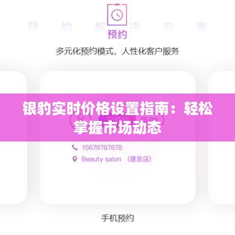 銀豹實(shí)時(shí)價(jià)格設(shè)置指南：輕松掌握市場(chǎng)動(dòng)態(tài)