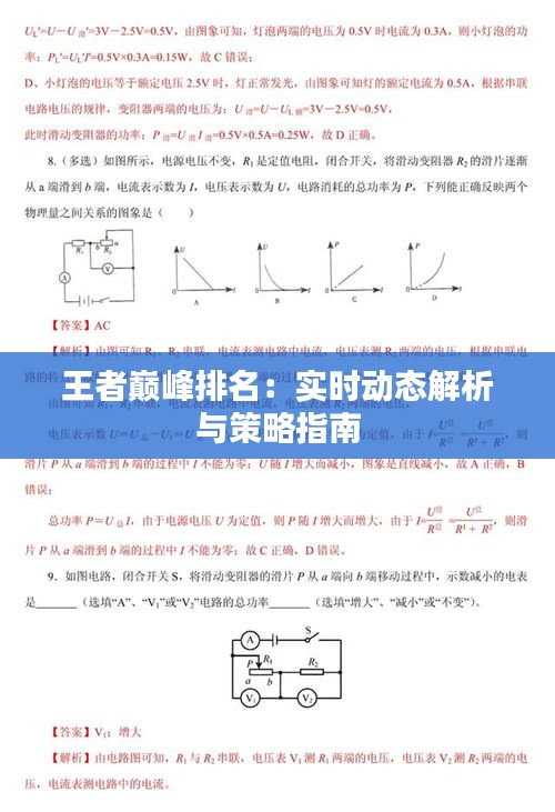王者巔峰排名：實(shí)時(shí)動(dòng)態(tài)解析與策略指南