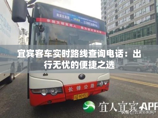 宜賓客車實時路線查詢電話：出行無憂的便捷之選
