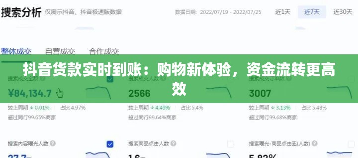 抖音貨款實時到賬：購物新體驗，資金流轉(zhuǎn)更高效