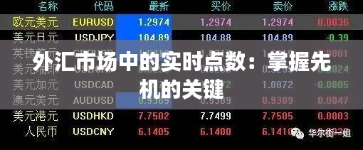 外匯市場中的實時點數(shù)：掌握先機的關(guān)鍵