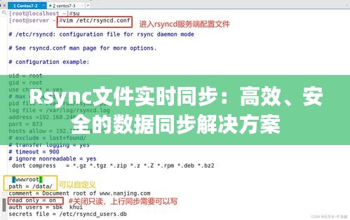 Rsync文件實時同步：高效、安全的數(shù)據(jù)同步解決方案