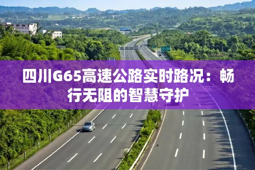 四川G65高速公路實時路況：暢行無阻的智慧守護
