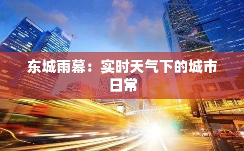 東城雨幕：實(shí)時(shí)天氣下的城市日常