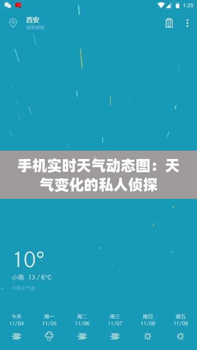手機(jī)實時天氣動態(tài)圖：天氣變化的私人偵探