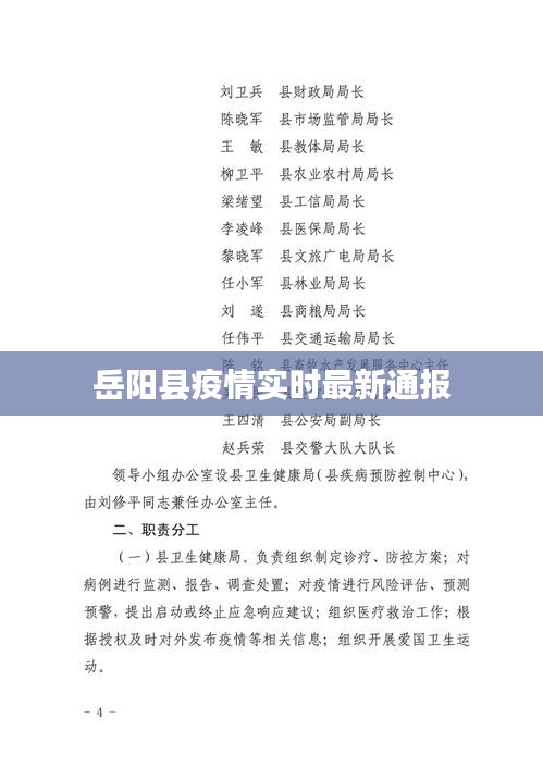 岳陽縣疫情實(shí)時(shí)最新通報(bào)
