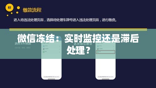 微信凍結(jié)：實(shí)時(shí)監(jiān)控還是滯后處理？
